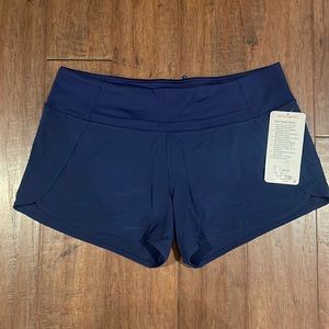 Lululemon, Run Times short, navy blue, size 10